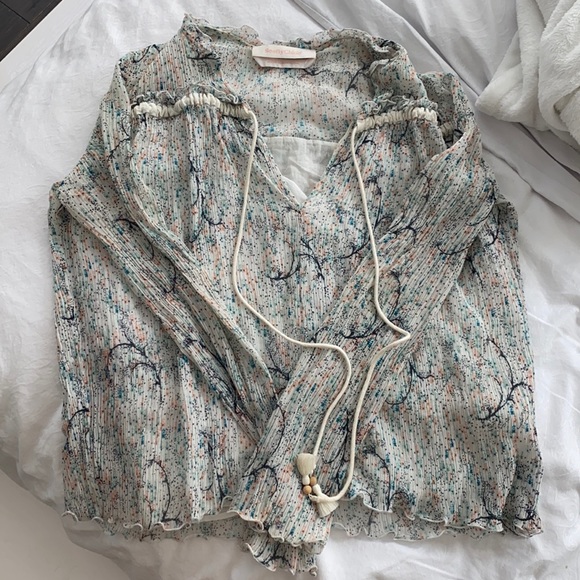 Chloe plisse blouse - Picture 1 of 8